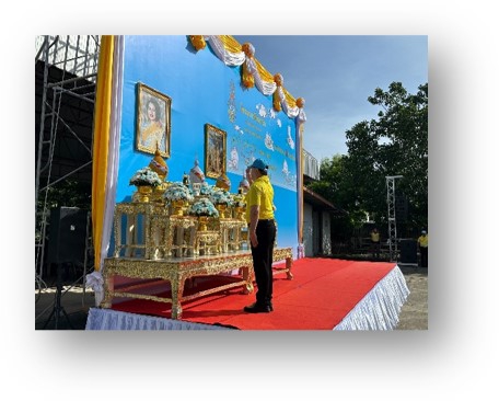 ร่วมกิจกรรมจิตอาสาพัฒนาเพื่อถวายเป็นพระราชกุศลเนื่องในวันเฉลิมพระชนมพรรษา
