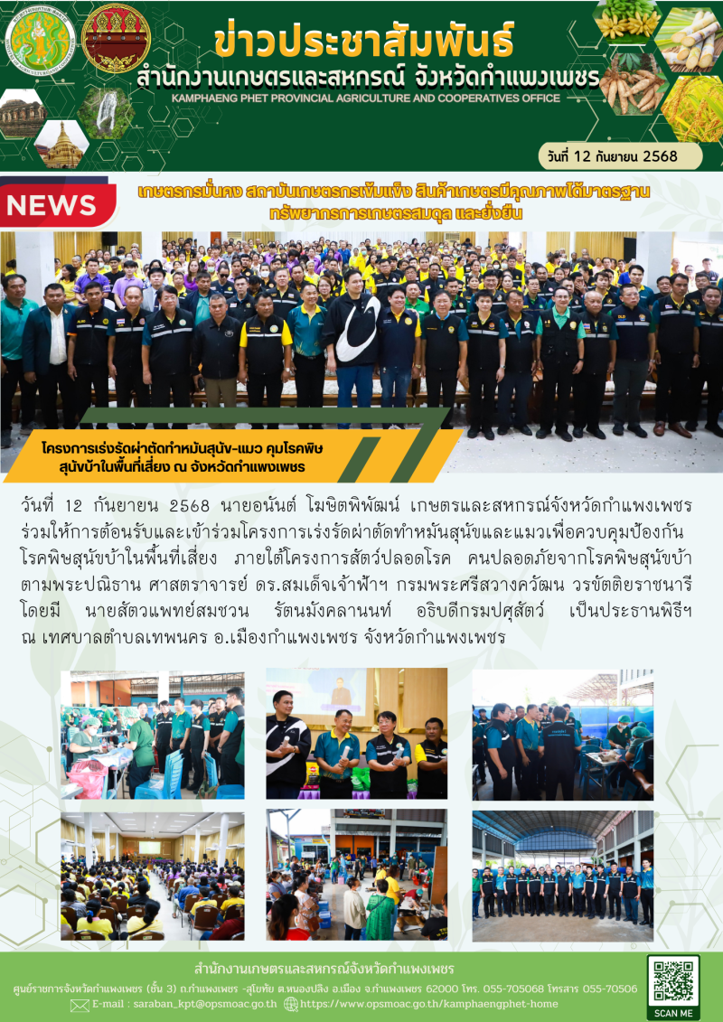 โครงการเร่งรัดผ่าตัดทำหมันสุนัข–แมว