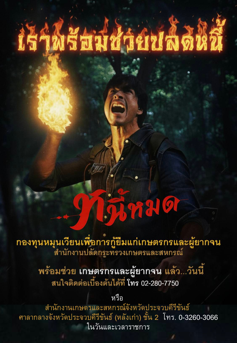 ประชาสัมพันธ์กองทุนหมุนเวียนเพื่อการกู้ยืมแก่เกษตรและผู้ยากจน
