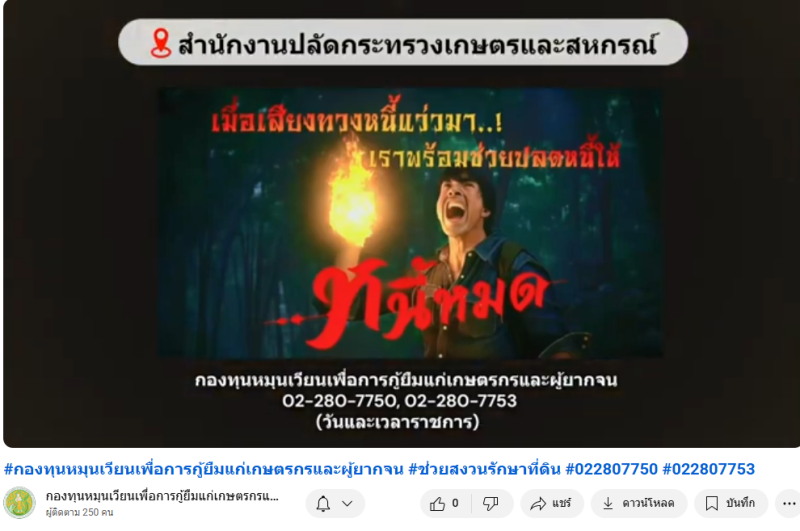 กองทุนหมุนเวียนเพื่อการกู้ยืมแก่เกษตรกรและผู้ยากจน