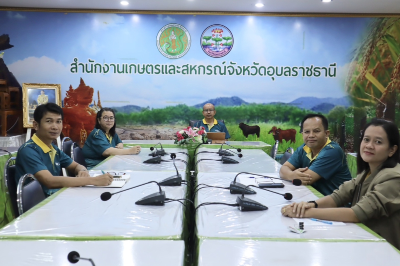การประชุมชี้แจงโครงการจัดเก็บข้อมูลด้านการเกษตรในระดับพื้นที่