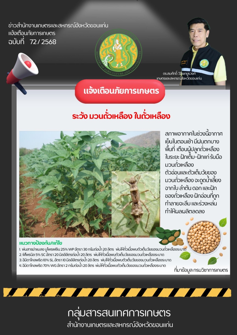 มาดูแลถั่วเหลือง หน้าหนาวกันครับ