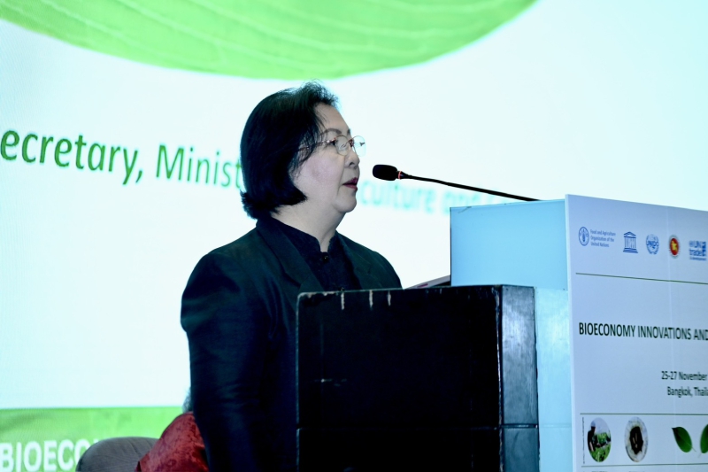 รองปลัดทัศนีย์เปิดงาน“BioeconomyInnovationsandInvestments