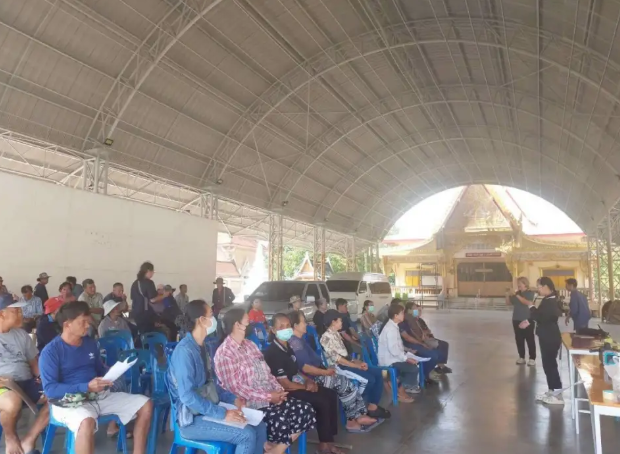 ลงพื้นที่ประชาคมเกษตรกรผู้ปลูกข้าวนาปี 2568/2569