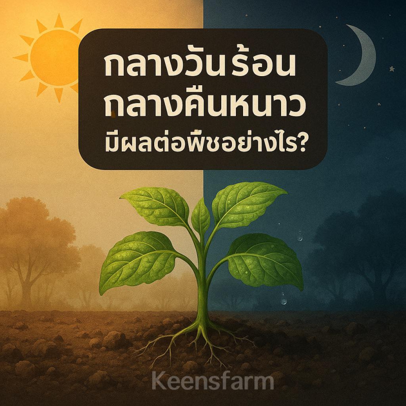 กลางวันร้อน กลางคืนหนาว มีผลต่อพืชอย่างไร