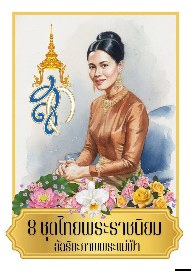 8ชุดไทยพระราชนิยมมรดกจากราชสำนักสู่ความงามร่วมสมัย
