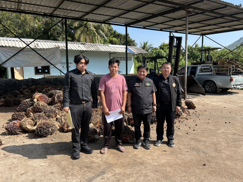 ร่วมตรวจสต๊อกน้ำมันปาล์มคงเหลือทั้งระบบ