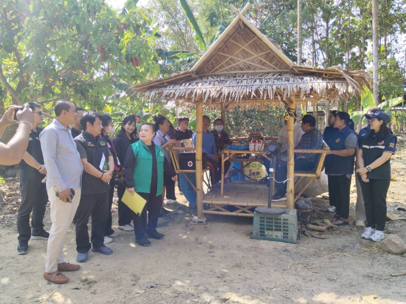 ลงพื้นที่ตรวจเยี่ยมและให้ความช่วยเหลือ