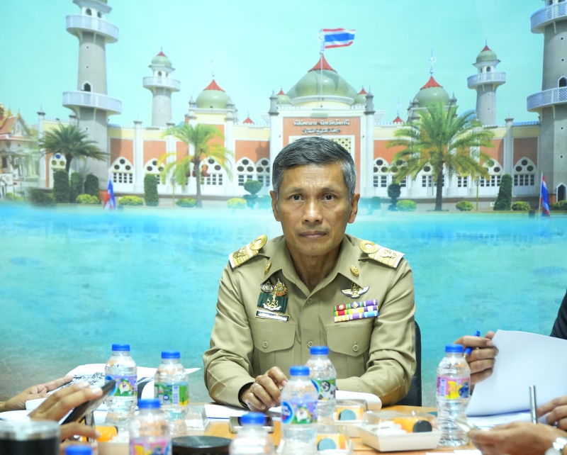 กษ.ปน.จัดประชุมหารือแนวทางการดำเนินงานขยายผลและต่อยอดโครงการพัฒนาพื้นที่บ้านกูแบสีรา