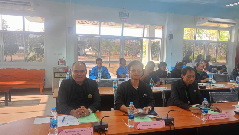 จนท.กษร่วมประชุมของหน่วยงานภาค่ร่วมกับผู้นำกลุ่มนาแปลงระดับจังหวัด