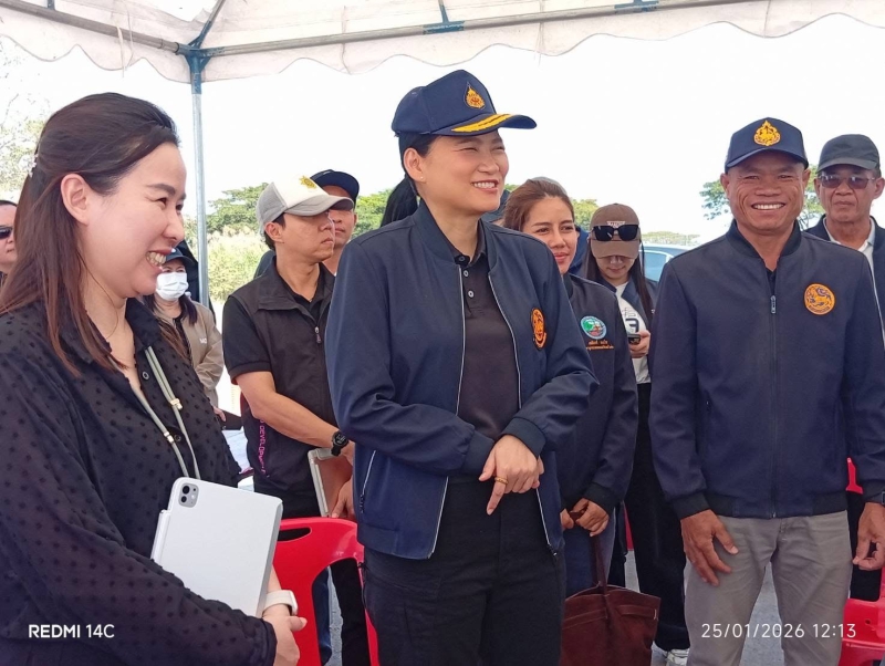 การสำรวจพื้นที่จัดงานมหกรรมพืชสวนโลก จ.พะเยา