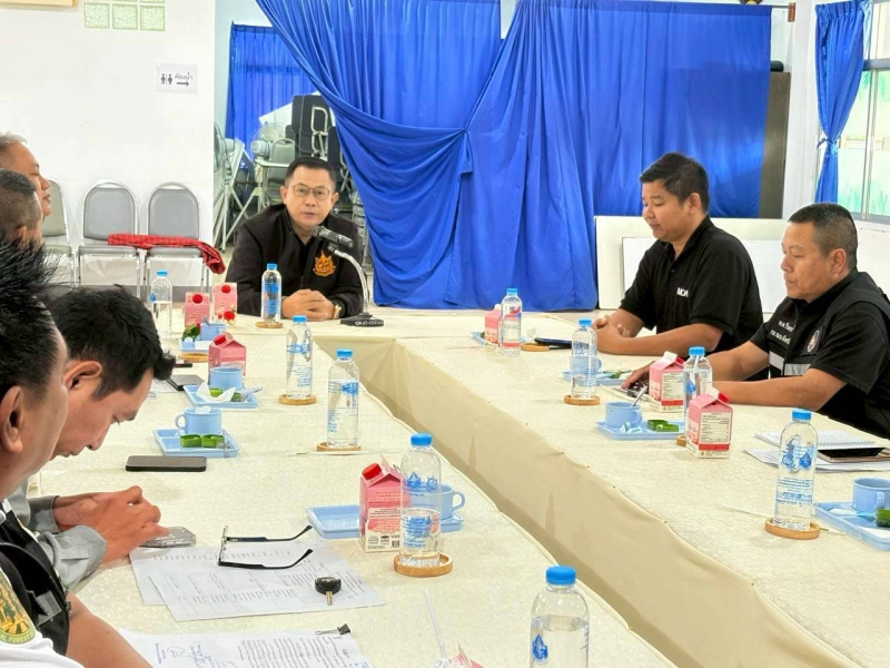 ร่วมประชุมและเตรียมพื้นที่จัดกิจกรรมอบรมอาสาป้องกันไฟป่า
