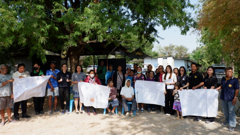 ร่วมจัดทำจัดเวทีประชาคมการจัดทำแผนพัฒนาการเกษตรระดับหมู่บ้าน