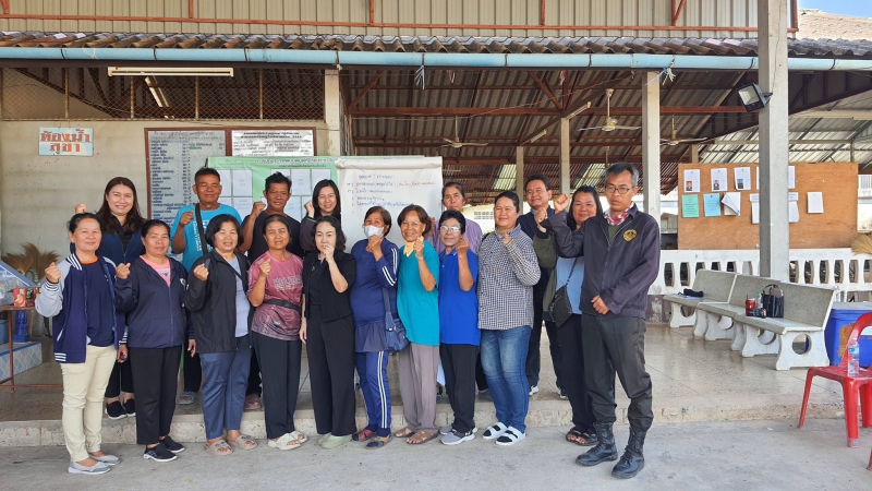 จัดเวทีประชาคมเพื่อจัดทำแผนเกษตรระดับหมู่บ้าน