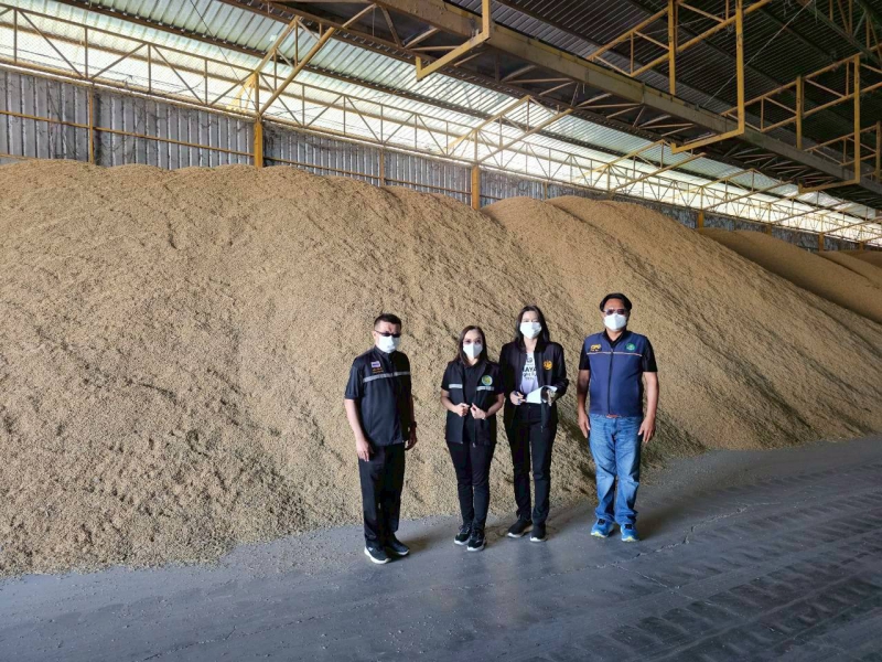 ลงพื้นที่ตรวจสอบยุ้งฉาง/สถานที่เก็บรักษาข้าวเปลือกและปริมาณข้าวเปลือก