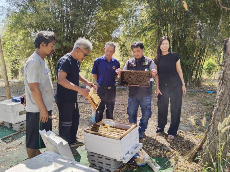 ร่วมลงพื้นที่ในโครงการติดตามและประเมินผลการดำเนินงานโครงการฟื้นฟูและพัฒนาเกษตรกรและการประเมินคุณภาพชีวิตของเกษตรกร