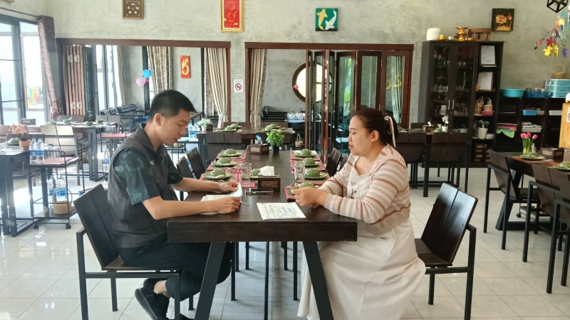 การลงพื้นที่ประชาสัมพันธ์และรับสมัครร้านอาหารเข้าร่วมโครงการ