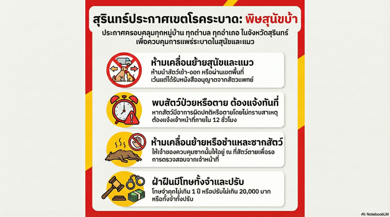 ประกาศกำหนดเขตโรคระบาด