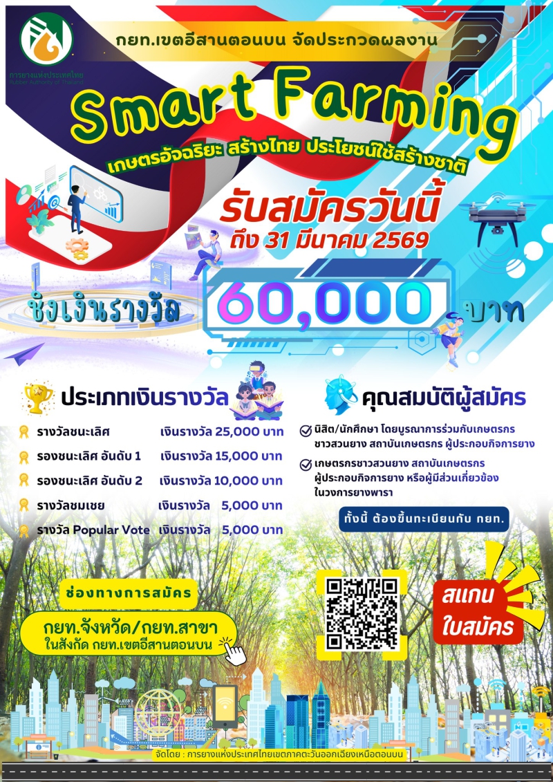 ประกวดผลงานเกษตรอัจฉริยะ