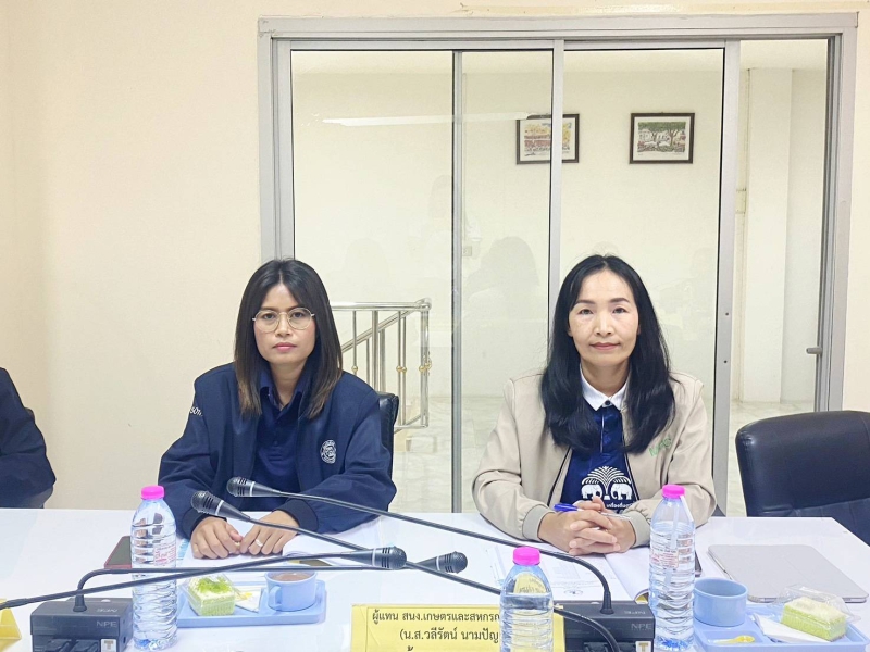 กษ.ร่วมประชุมคณะอนุกรรมการกองทุนฟื้นฟูและพัฒนาการเกษตรกรจังหวัดบุรีรัมย์