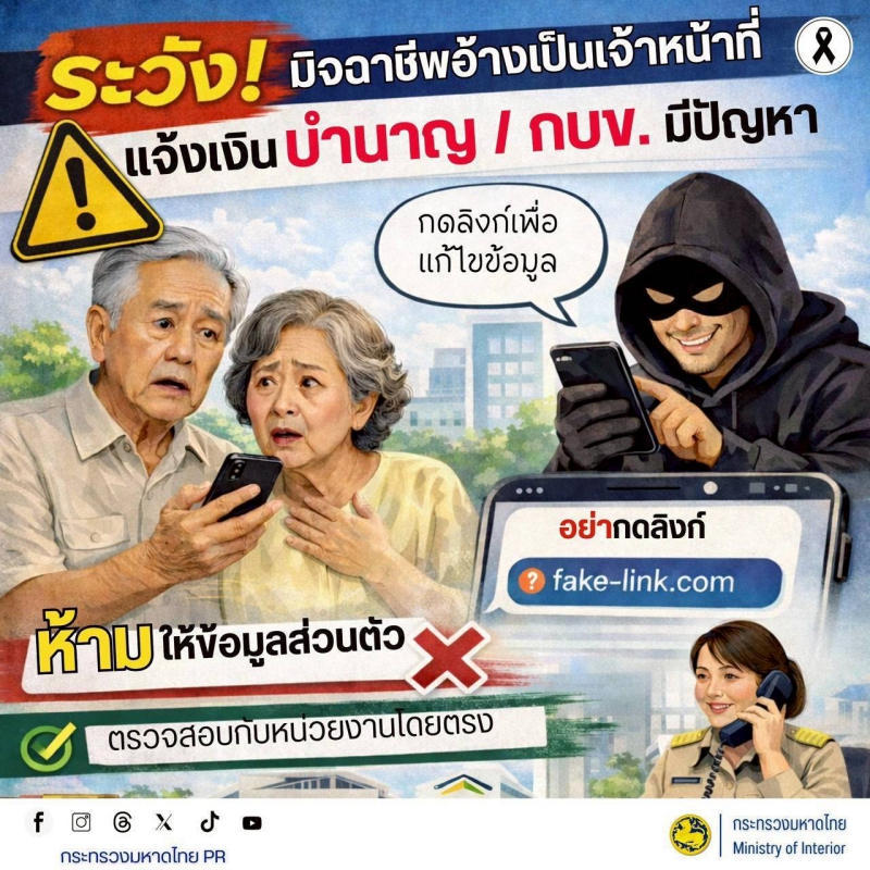 ประชาสัมพันธ์เสริมสร้างการรับรู้ภัยอาชญากรรมออนไลน์ต่อประชาชน