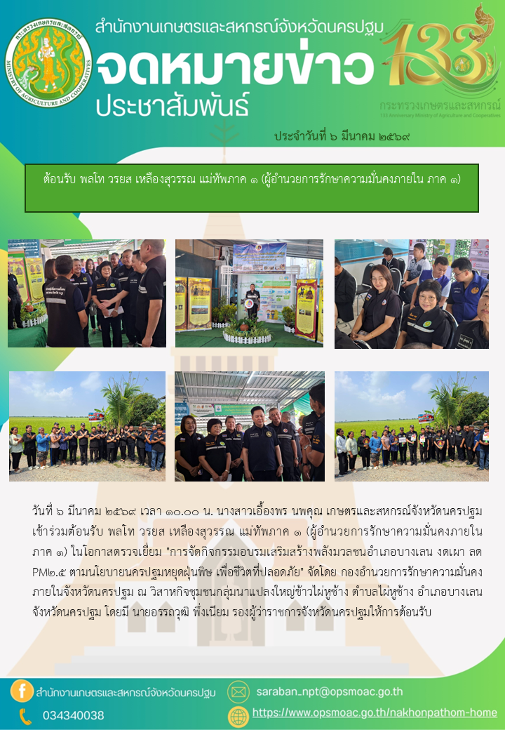 สำนักงานเกษตรและสหกรณ์จังหวัดนครปฐม