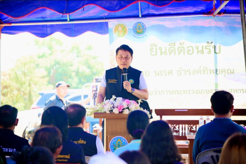 เปิดโครงการสถานีสูบน้ำด้วยไฟฟ้าพร้อมระบบส่งน้ำ