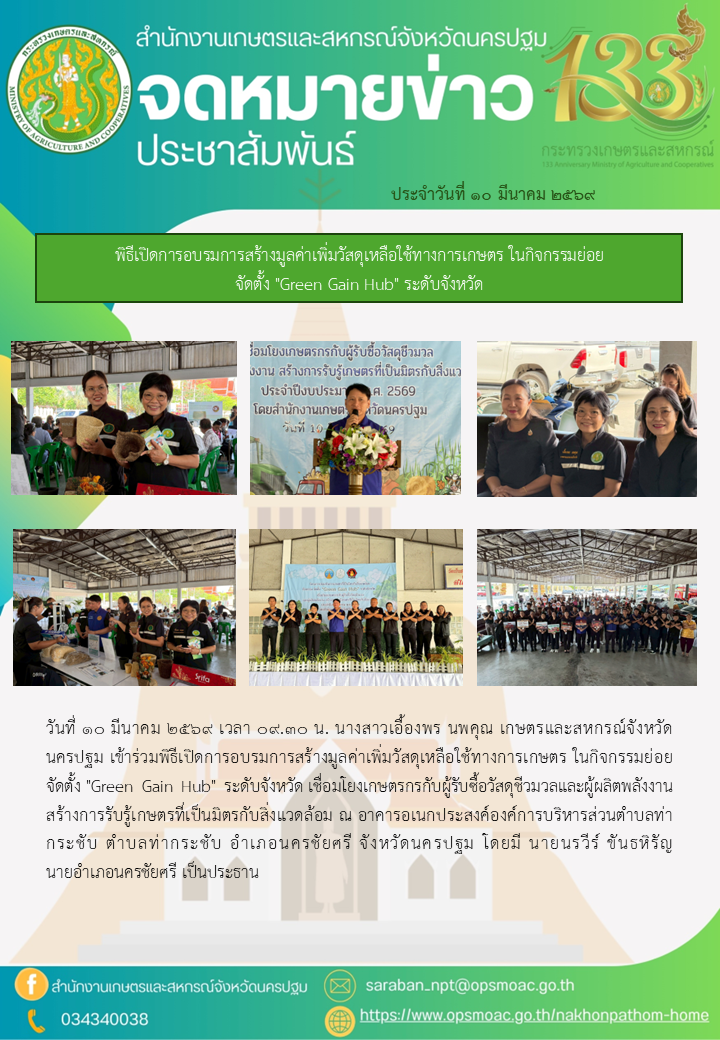 สำนักงานเกษตรและสหกรณ์จังหวัดนครปฐม