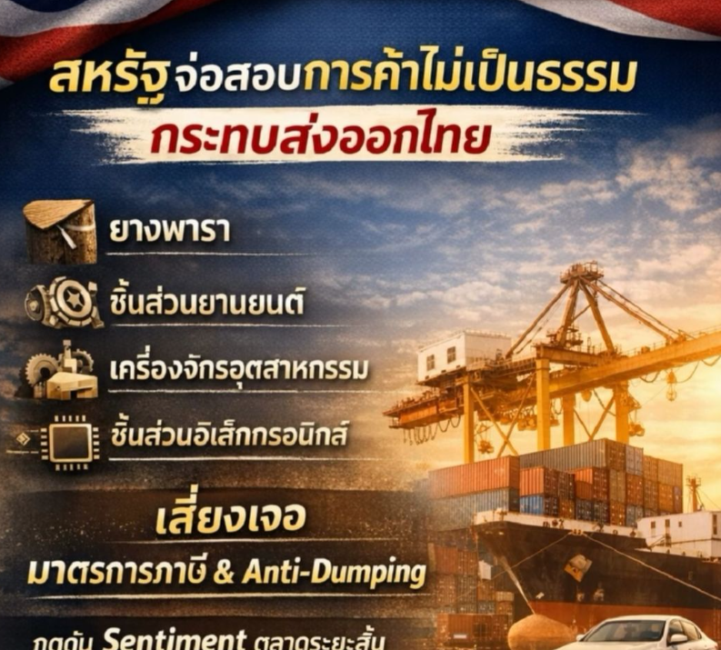 HILITE:สหรัฐจ่อสอบปมการค้าไม่เป็นธรรมไทยติดโผ