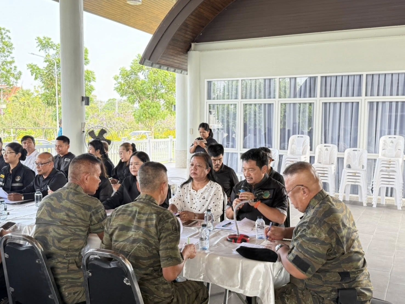 ประชุมหารือเพื่อให้คำแนะนำและให้การสนับสนุนการดำเนินงานโครงการพัฒนาพื้นที่กองบัญชาการตำรวจตะเวนชายแดนเพื่อดำเนินงานตาม