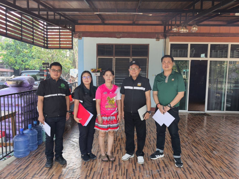 การลงพื้นที่ติดตามลูกหนี้กองทุนหมุนเวียนเพื่อการกู้ยืมแก่เกษตรกรและผู้ยากจนในพื้นที่จังหวัดพะเยา