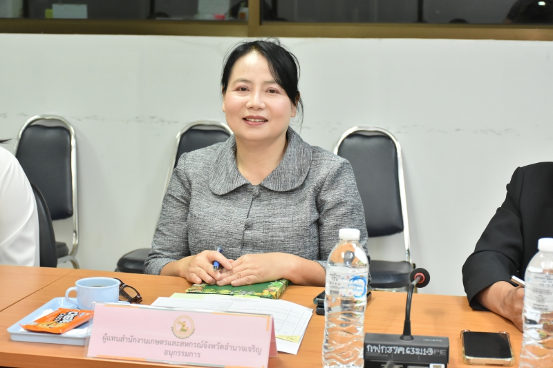 กษ.อำนาจเจริญร่วมการประชุมคณะอนุกรรมการกองทุนฟื้นฟูและพัฒนาเกษตรกร