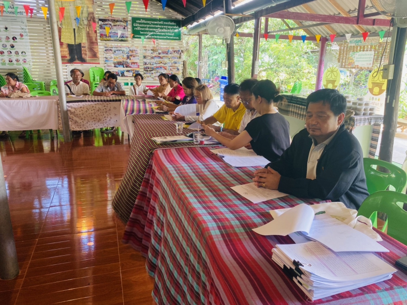 ร่วมโครงการติดตามและประเมินผลการดำเนินงานโครงการฟื้นฟูและพัฒนาเกษตรและประเมินคุณภาพชีวิตองค์กรเกษตรกร