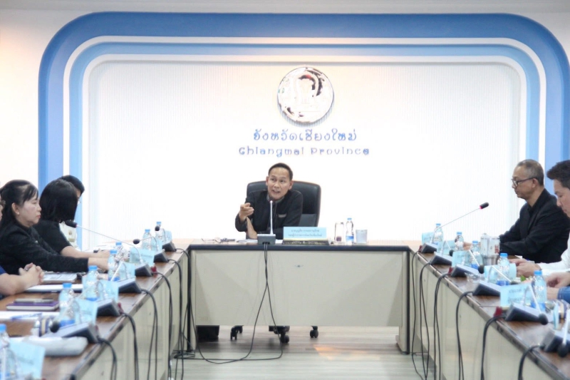 ประชุมคณะกรรมการร่วมภาครัฐและเอกชนเพื่อพัฒนาและแก้ไขปัญหาทางเศรษฐกิจจังหวัดเชียงใหม่