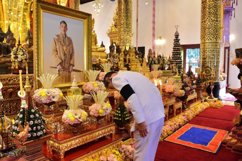 ร่วมพิธีเจริญพระพุทธมนต์ แบบล้านนาเชียงใหม่
