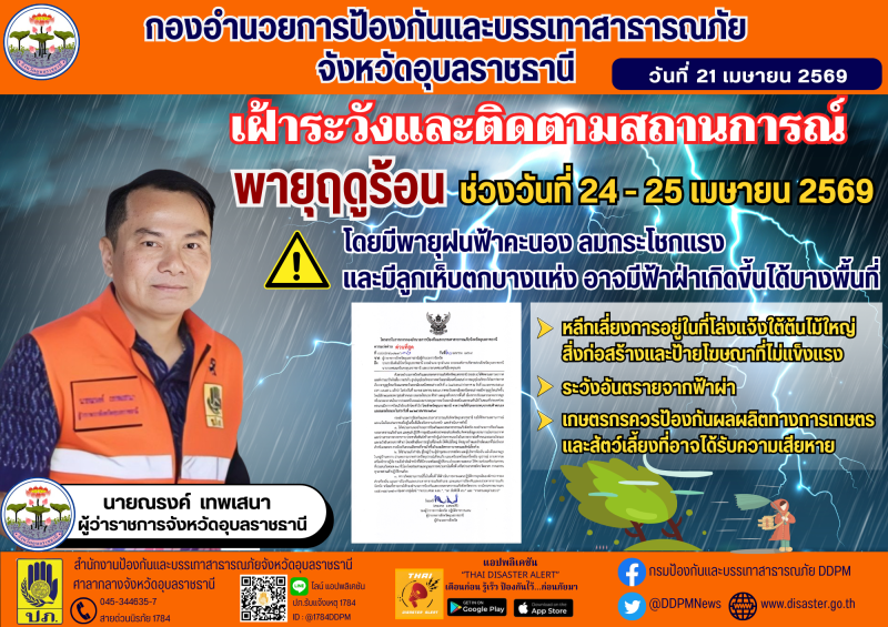 เฝ้าระวังและติดตามสถานการณ์