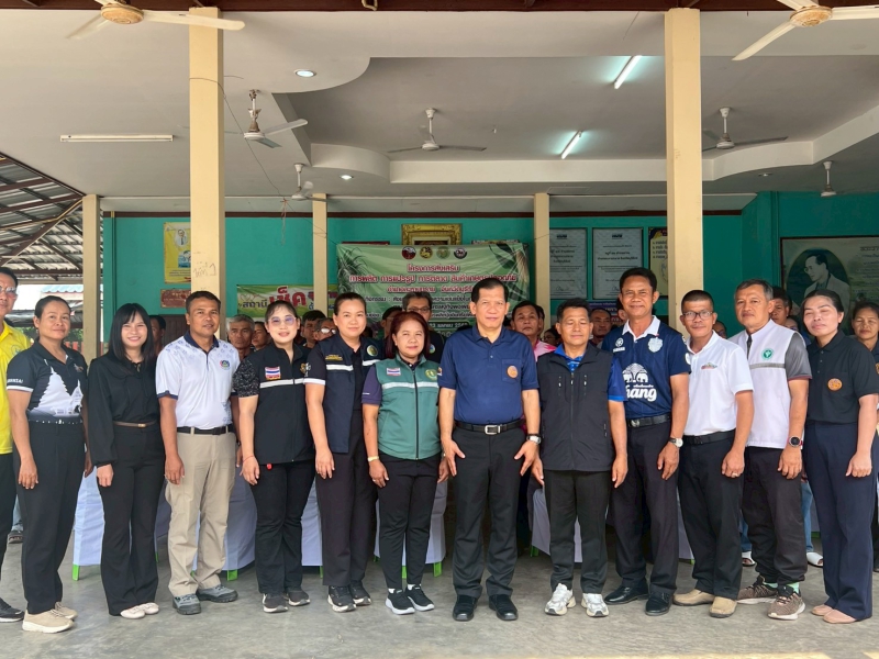 กษ.ร่วมเปิดอบรมถ่ายทอดความรู้การผลิตปุ๋ยหมักเพื่อทดแทนการใช้ปุ๋ยเคมี