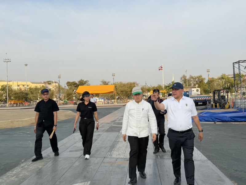 ปลัดเกษตรฯ ลงพื้นที่ตรวจเยี่ยมการเตรียมความพร้อมสถานที่จัดงานพระราชพิธีพืชมงคลจรดพระนังคัลแรกนาขวัญ ประจำปี 2569