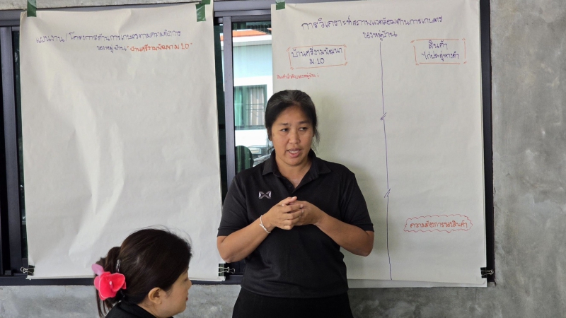 ร่วมประชุมการจัดทำแผนพัฒนาการเกษตรระดับหมู่บ้าน