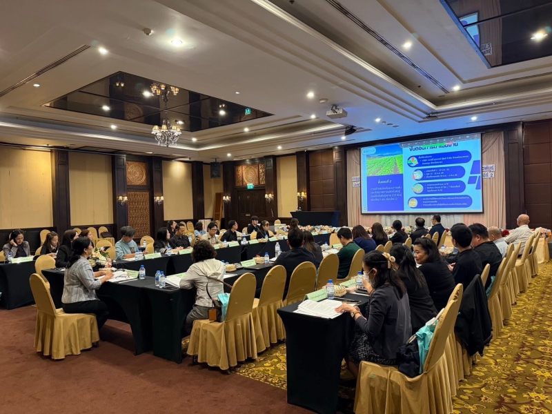 ประชุมคณะทำงานเพื่อสรุปผลการดำเนินงานของโครงการพัฒนาระบบการผลิตหัวพันธุ์มันฝรั่งพันธุ์เชียงใหม่