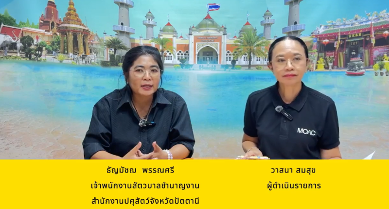 วันจันทร์ที่27เมษายน2569สำนักงานเกษตรและสหกรณ์จังหวัดปัตตานี