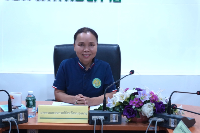 ประชุมคณะกรรมการศูนย์ติดตามและแก้ไขปัญหาภัยพิบัติด้านการเกษตรจังหวัดหนองคาย