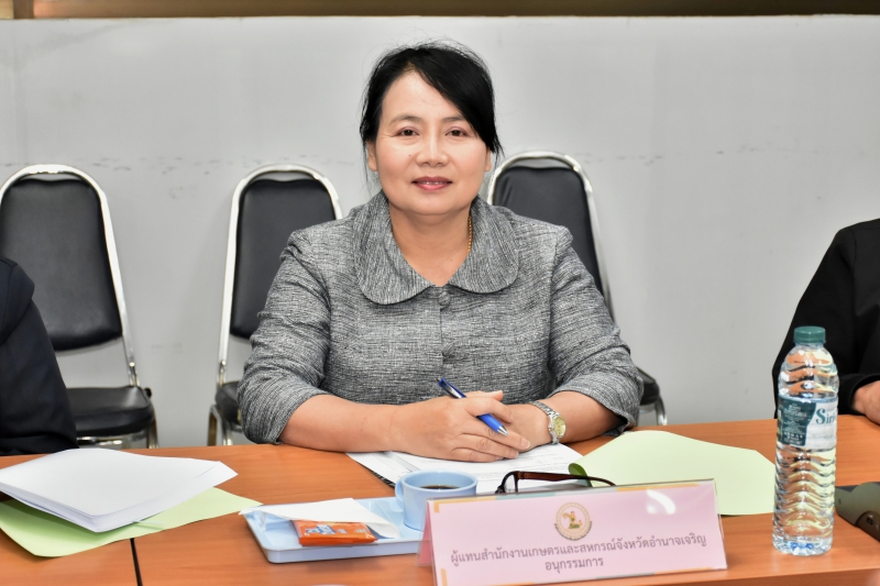กษ.อำนาจเจริญร่วมการประชุมคณะอนุกรรมการกองทุนฟื้นฟูและพัฒนาเกษตรกร
