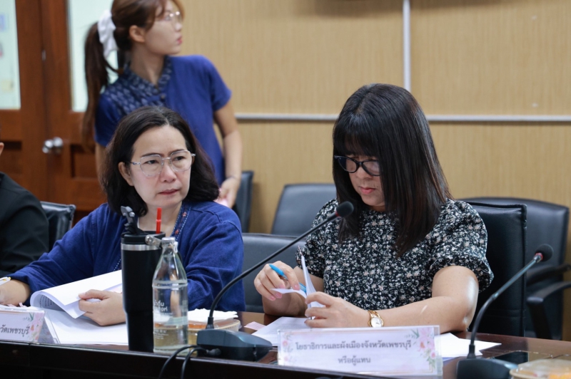 ประชุมคณะอนุกรรมการส่งเสริมและพัฒนาคุณภาพชีวิตคนพิการประจำจังหวัดเพชรบุรี.