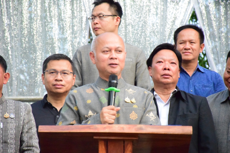 พิธีเปิดศูนย์เรียนรู้ปรัชญาของเศรษฐกิจพอเพียงเพื่อลดรายจ่ายเพิ่มรายได้