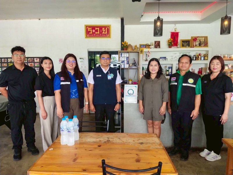 ลงพื้นที่ตรวจต่ออายุร้านอาหารภายใต้โครงการร้านอาหารวัตถุดิบ