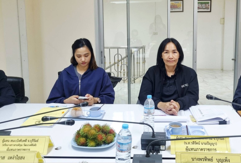 กษ.ร่วมประชุมคณะอนุกรรมการกองทุนฟื้นฟูและพัฒนาการเกษตรกรจังหวัดบุรีรัมย์