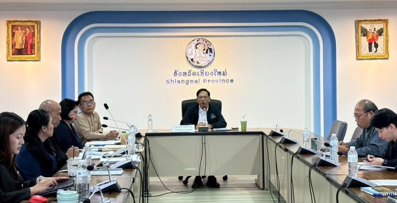 ประชุมการติดตามผลการดำเนินงานแก้ไขปัญหาฝุ่นละออง