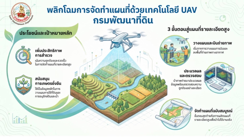 กรมพัฒนาที่ดินพลิกโฉมการจัดทำแผนที่