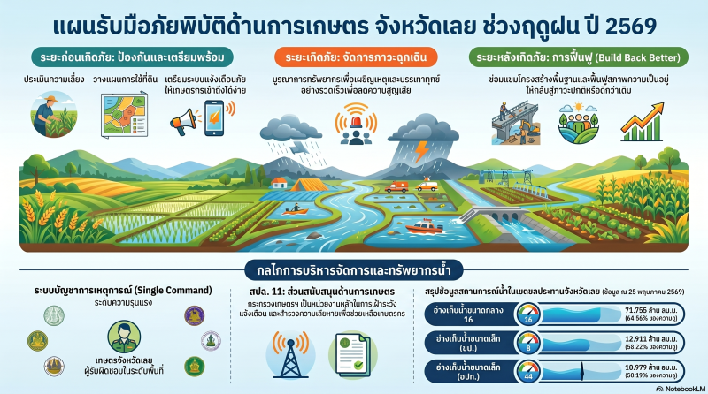 แผนรับมือภัยพิบัติด้านการเกษตร